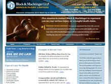 Tablet Screenshot of blackandmachtinger.com